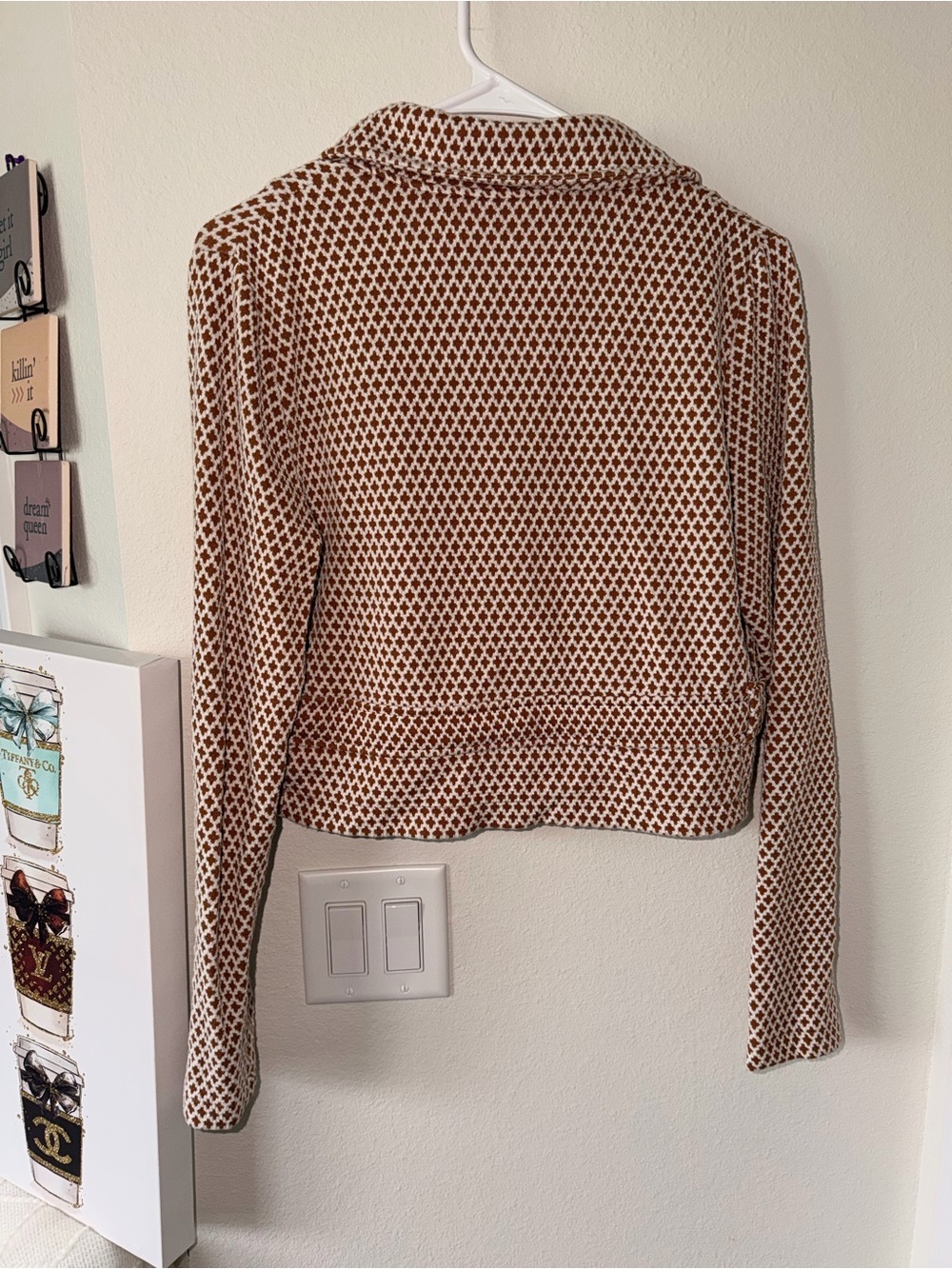 🤎 Maeve by Anthropologie Cropped Knit Blazer Jacket 🤎 - Picture 7 of 8